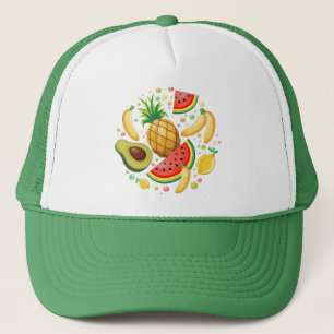 Casquette Fruits d'été frais Motif