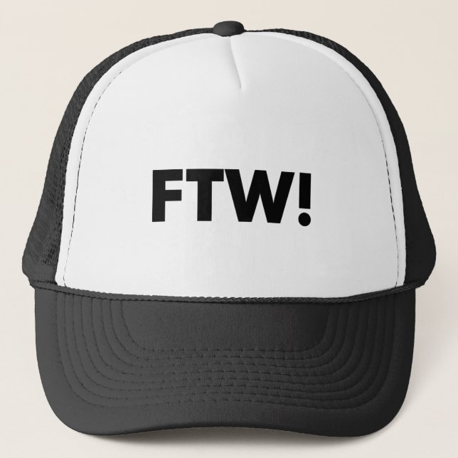 Casquette FTW ! Pour la victoire ! (Devant)