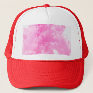 Casquette fumée rose