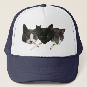 Casquette Fumer les chats à la cigarette