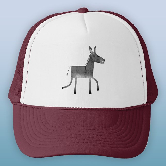 Casquette Fun Donkey (Fun donkey trucker hat for animal lovers)