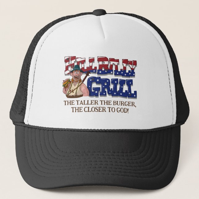 Casquette Fun HillBilly Grill Denmark Hat! (Devant)