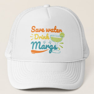 Casquette Fun Summer Margarita Économisez l'Eau, Buvez des