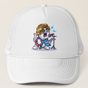 Casquette Funky Rockstar Cat - Musique Cool Lover Kitty