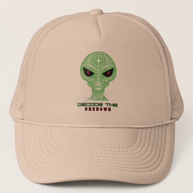 Casquette Funny Alien Trucker Hat – UFO Lover Gift (Devant)