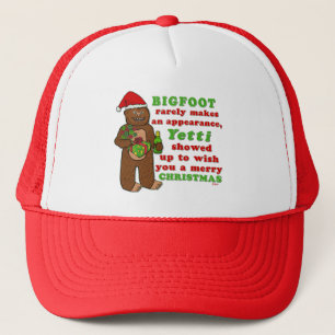 Casquette Funny Bigfoot Merry Christmas Sasquatch Pun