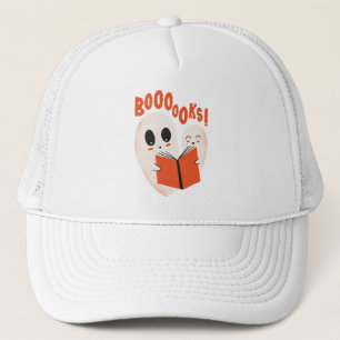Casquette Funny Bookworm Ghost Halloween Costume Booooks
