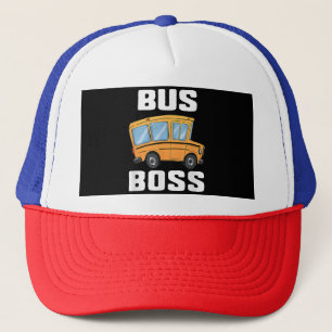 Casquette Funny Bus Boss School Bus Driver