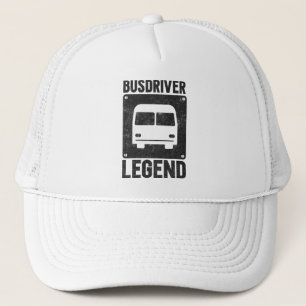 Casquette Funny Bus de pilote de bus Legend School Bus