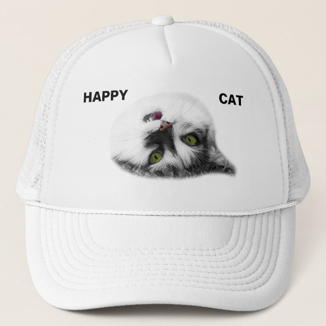 Casquette Funny Chat élégant personnalisable (Devant)