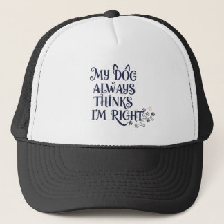 Casquette Funny Dog Text Hat