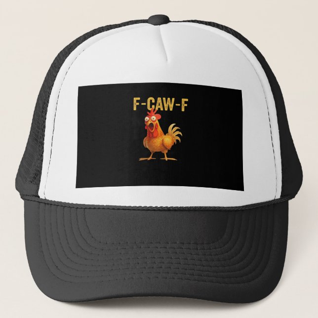 Casquette Funny F-Caw-F poulet créatif décontracté (Devant)