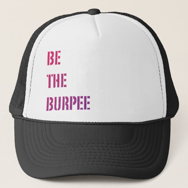 Casquette Funny Fitness Burpee Humour de salle de sport (Devant)