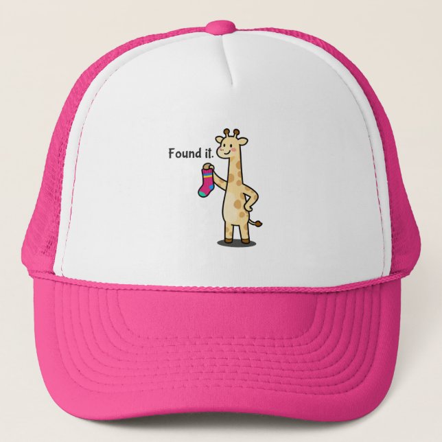 Casquette Funny Giraffe Mom Skills Sarcastic Trucker Hat (Devant)