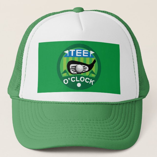 Casquette Funny Golfing Pros Golfing Fanatics Sports Trucke (Devant)