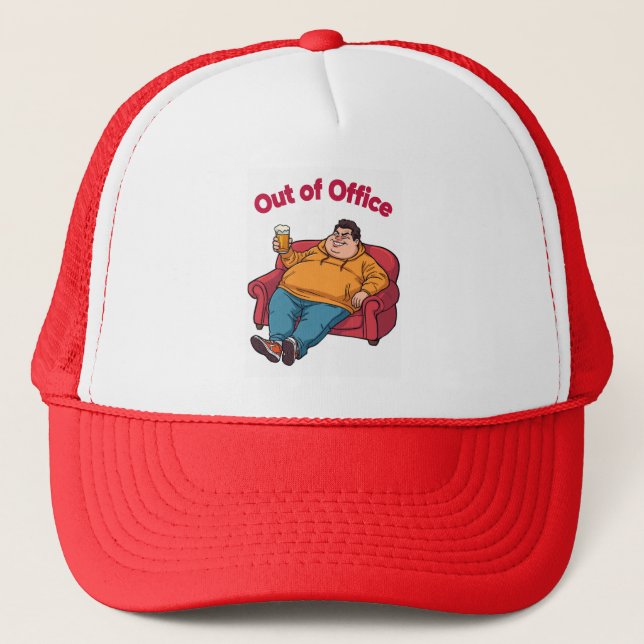 Casquette Funny Lazy Man Cap - Humorous Cap (Devant)
