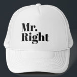 Casquette Funny Novelty Baseball MR. DROIT<br><div class="desc">Amusant casquette de baseball de nouveauté M. CASQUETTE du bon camionneur. Commandez les vôtres dès aujourd'hui !</div>