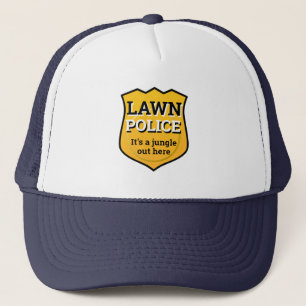 Casquette Funny Novelty Gift For Dad LAWN POLICE A JUNGLE