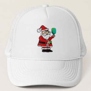 Casquette Funny Père Noël Jouer au Pickleball Noël