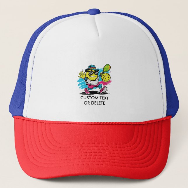 Casquette funny pickleball (Devant)