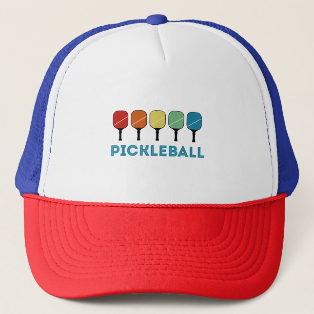 Casquette Funny Pickleball Retro Vintage (Devant)
