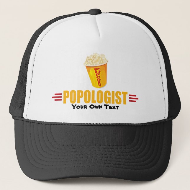 Casquette Funny Popcorn personnalisé (Devant)