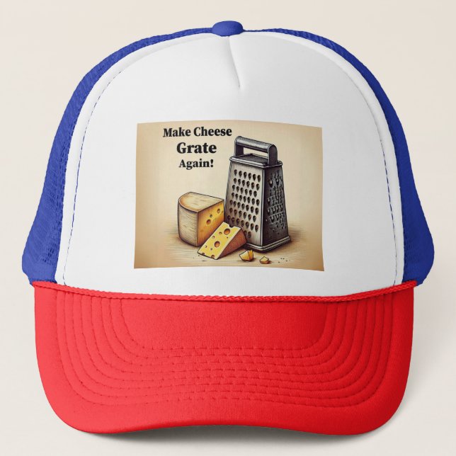Casquette Funny Satire américaine Jaune (Devant)