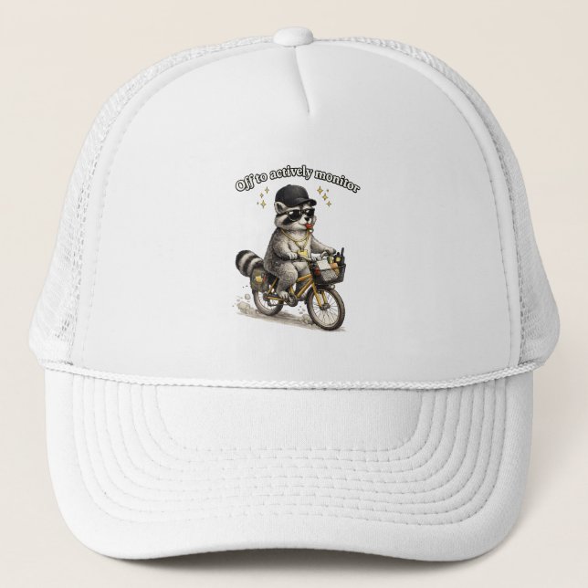 Casquette Funny Teacher Gift Raccoon Appreciation (Devant)