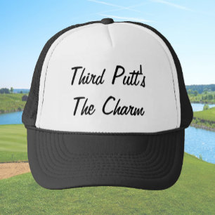 Casquette Funny troisième putt's l'humour golfeur de charme