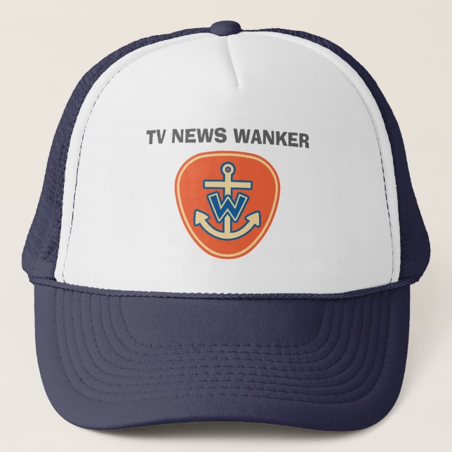 Casquette Funny TV News Ancre (Devant)