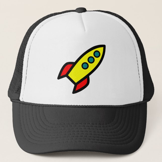 Casquette Fusée de dessin animé (Devant)