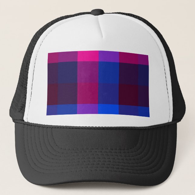 Casquette Fusion de mosaïque néon (Devant)