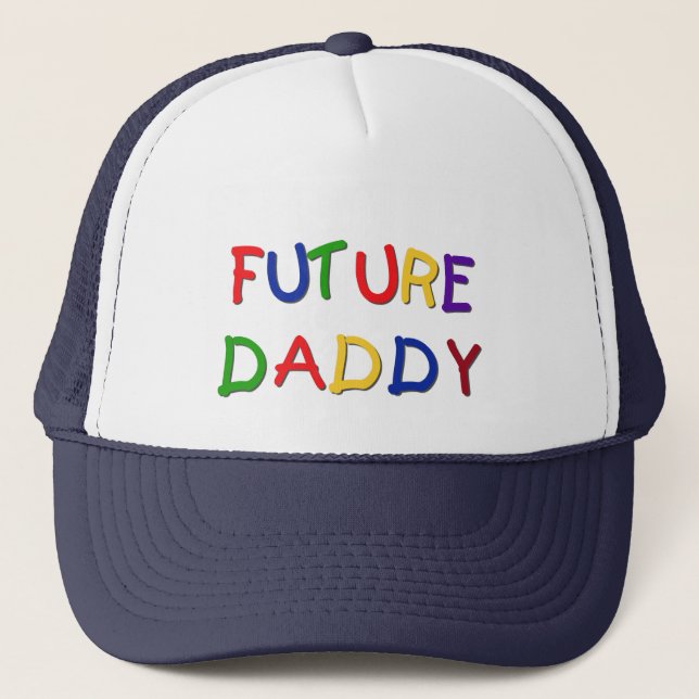 Casquette Futur papa Couleurs primaires Tshirts et cadeaux (Devant)