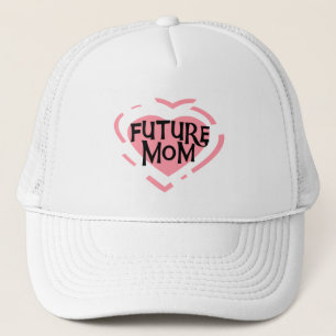 Casquette Future Mom Pink Heart Tshirts et cadeaux