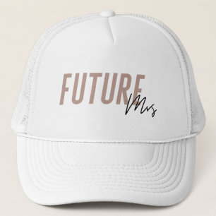 Casquette Future Mrs Hat   Bachelorette Hat - Dark Pink