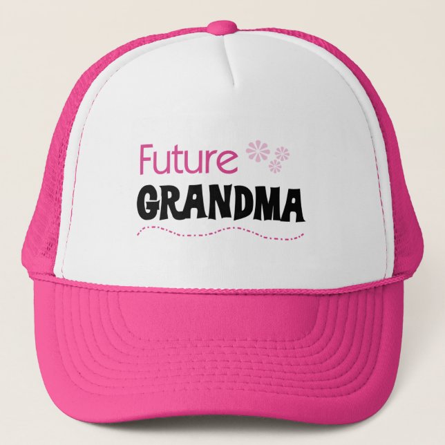 Casquette Futurs tee-shirts et cadeaux grand-mère (Devant)