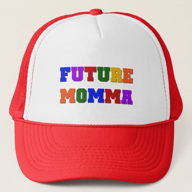 Casquette Futurs tee-shirts et cadeaux Momma (Devant)