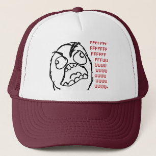 Casquette Fuuuu de fuuu de type de rage