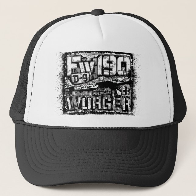 Casquette Fw 190 Chapeau De Trucker D-9 (Devant)