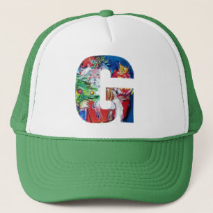 CASQUETTE G LETTER / SANTA WITH CHRISTMAS TREE MONOGRAM
