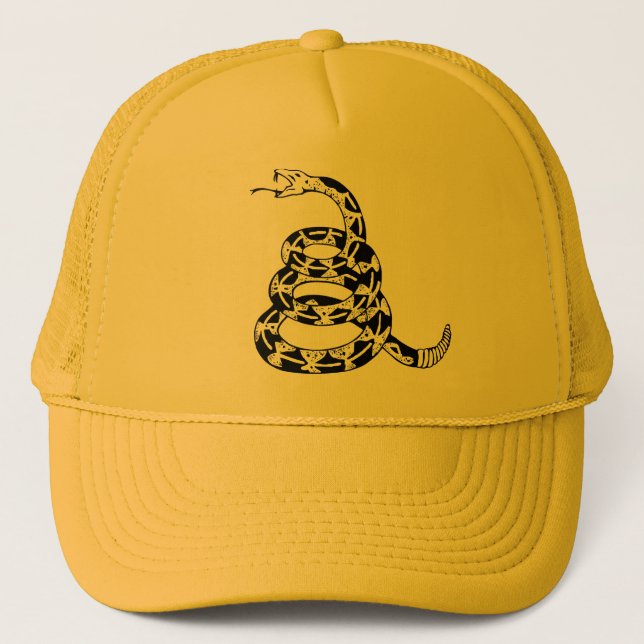 Casquette Gadsden a lové le serpent à sonnettes (Devant)