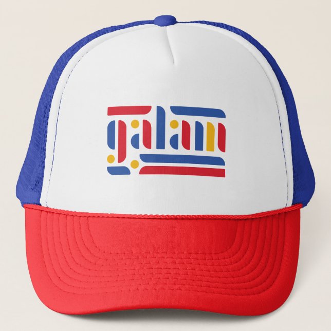 Casquette galam 2016 - Couleurs philippines de fierté (Devant)
