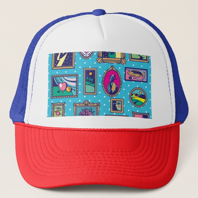 Casquette Galerie murale : collection d'images diverses (Devant)