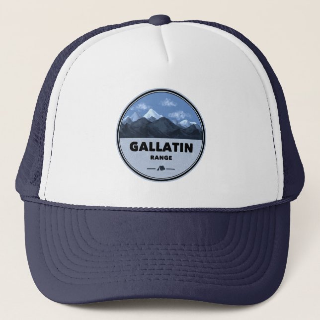 Casquette Gallatin Range Montana Wyoming Camping (Devant)