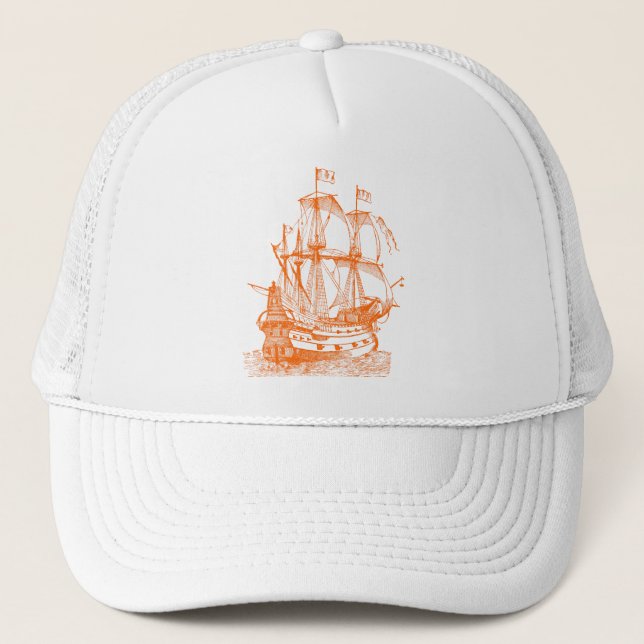 Casquette Gallion - Orange (Devant)