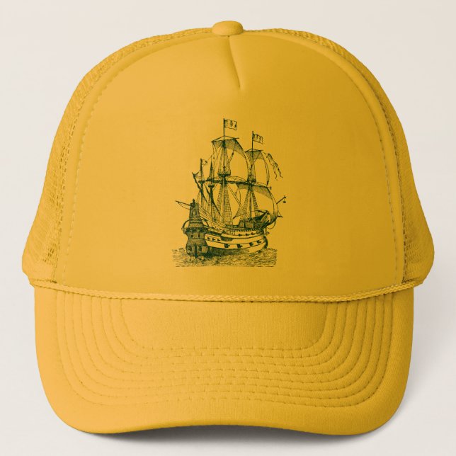 Casquette Gallion - Vert foncé (Devant)