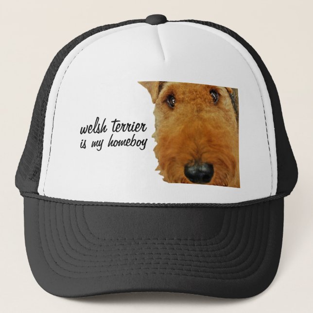 Casquette "Gallois Terrier est mon Homeboy " (Devant)