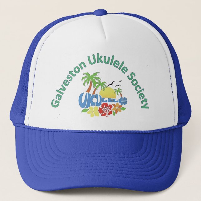Casquette Galveston Ukulele Society GUS Classic Logo Casquet (Devant)
