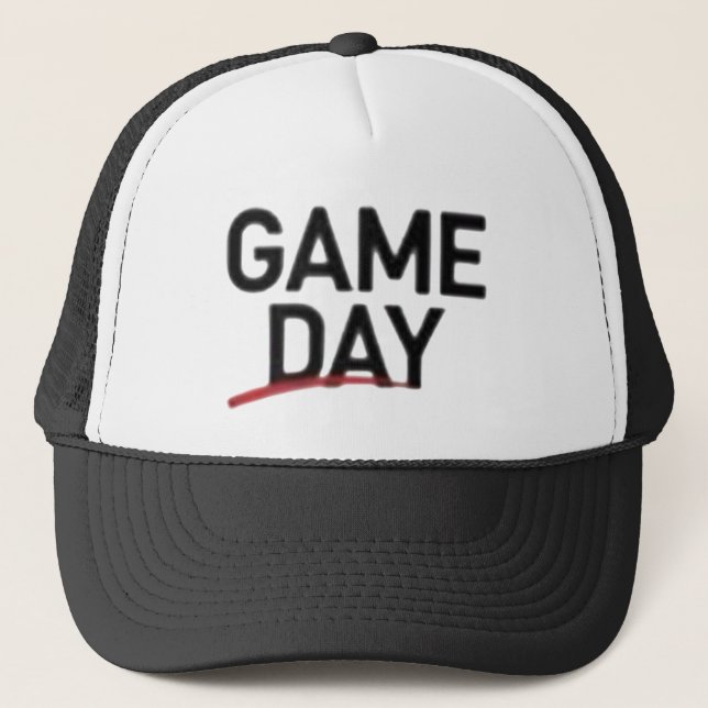Casquette Game Day Bold Statement Design (Devant)