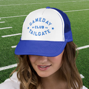 Casquette Gameday Tailgate Club Custom Blue Football Crest